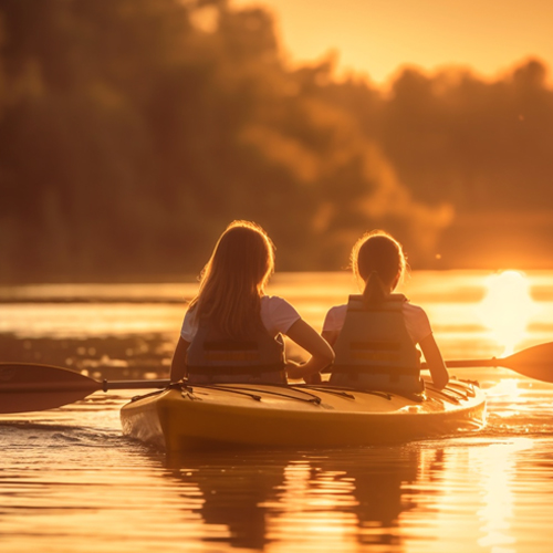 Houseboat stay with kayaking in Alappuzha