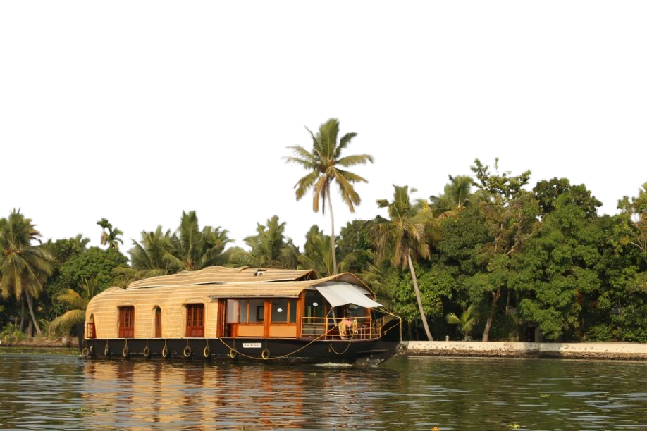 Romantic houseboat stay Kerala